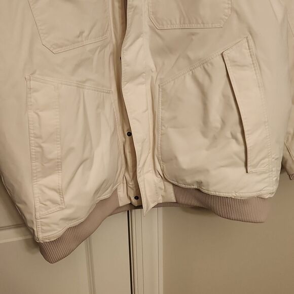 The North Face Men's White Puffer Coat Goose Down Interior Size 3XL - Picture 6 of 13